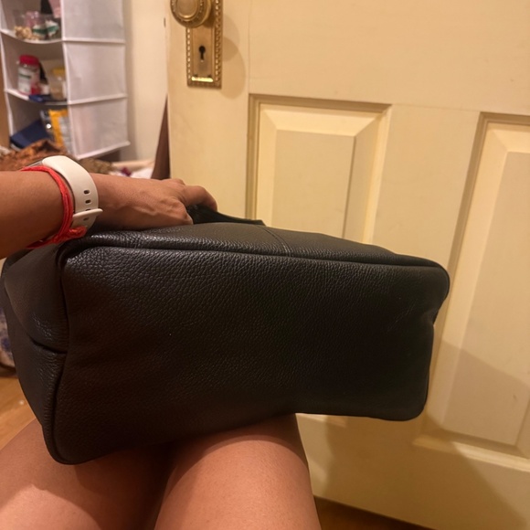 L.K Bennett Soula Leather Slouchy Shoulder Bag Black New With Tags - Picture 6 of 7